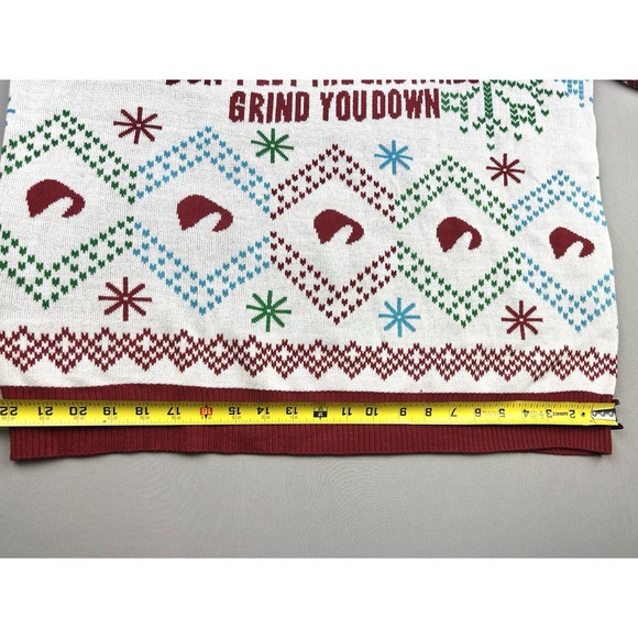 Hulu Handmaid's Tale Adult XXL Ugly Christmas Sweater Don't Let The Bastards NEW - Picture 9 of 15